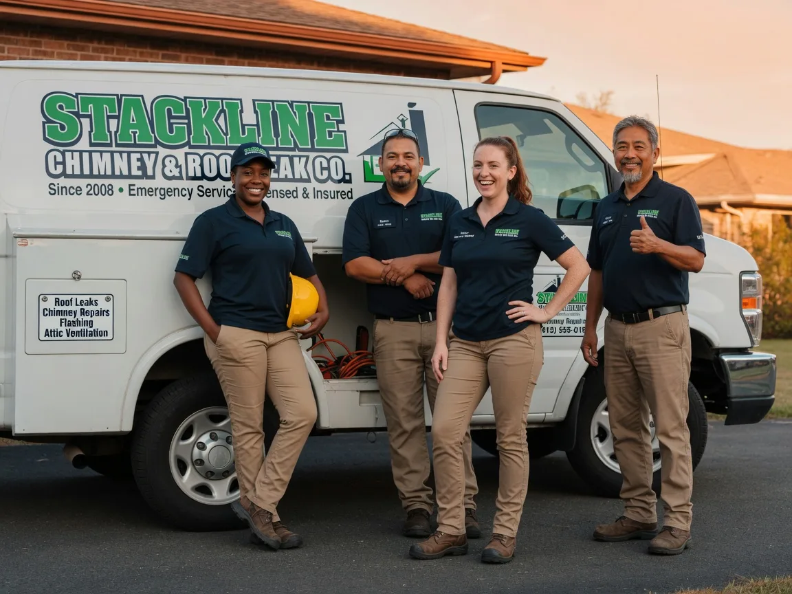 Chimney flashing repair company in Cooks, MI